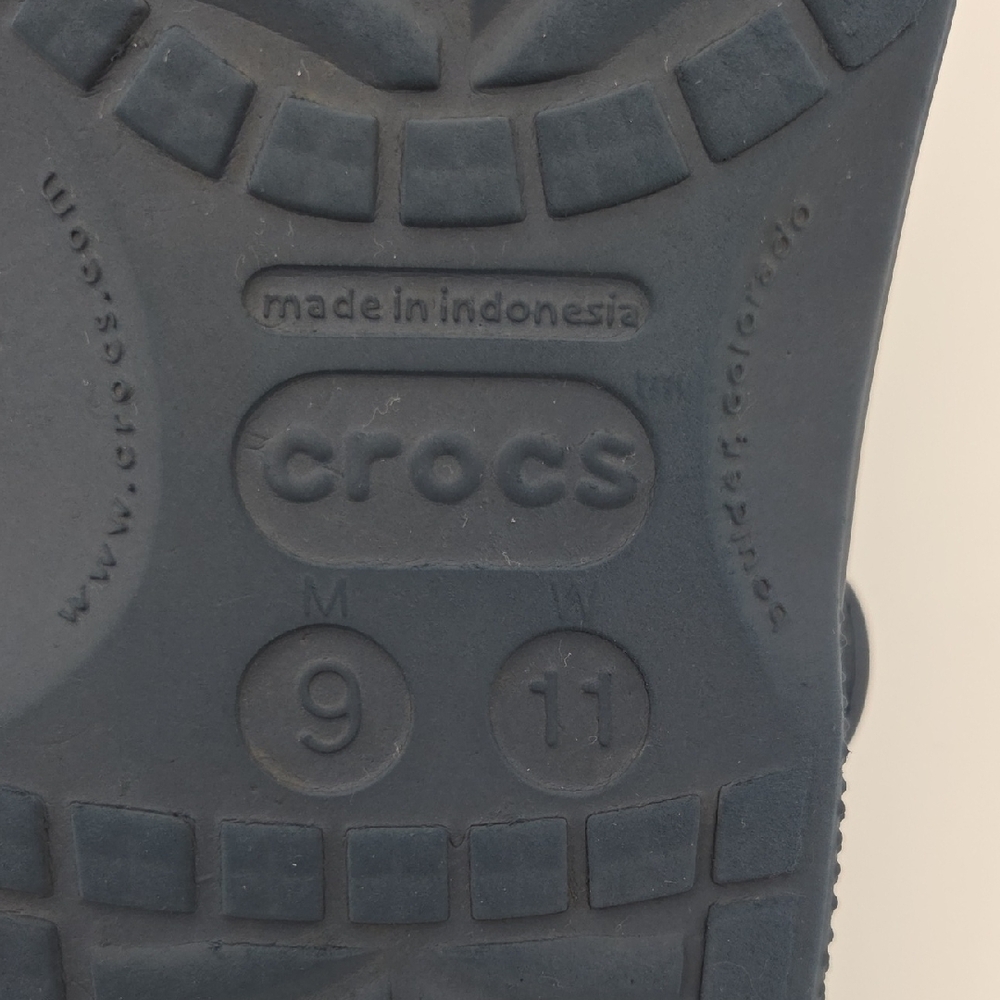CROCS Classic Unisex Navy Blue Clog Slip On M- 9 W- 11 - Picture 7 of 7